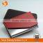 Foldable rectangle PU leather business name card holder with embossing or debossing logo