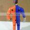 Action figure human coin hold plastic jointed human toy