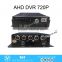 4 channel AHD 4g mobile dvr for vehicles XY-9638-SD-4G
