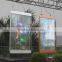 Transparent LED display glass wall window transparent led video screen