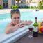 Outdoor 5.7m Hotel garden use Acrylic JY8802 swim spa pool