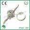 round cover 30mm flex curtain led pixels front mounting rings