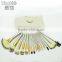 Chinese manufacturer 18pcs professional brushes make up tool with bag
