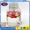 3.5L Clear Glass Beverage Dispenser Glass Bottle With Iron Lock Lid