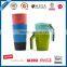 GREEN and Rapid Degradation corn starch material healthy water cup with silicone base for gifts