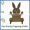stuffed easter bunnies with face holes MDF wooden blanks for easter decorations
