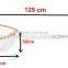 Rubber net long handle wooden fishing landing net