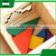 multipurpose wooden double-deck drawer penholder storage pen container case box holder
