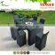 6 Seats Wicker Bar Height Patio Dining Set