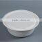 950ml-32Zoz Disposable Bagasse Bowls With Lid 175x67 WD04