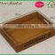 Eco friendly pine wood carved serving tray wood