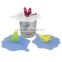 Beautiful butterfly shape of silicone suction cup lid