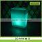 Tall square LED flower pots&planters, glowing flower vase, light up garden pots&planters