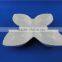 white bulk ceramic plate