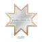 Star shaped wall mirror for home/hotel decor