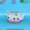 Home & garden decration Ceramic Teapot shape flower pot with red polka dots