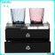 2015 newest product acrylic storage box with cup mat for living room , guest room, hotel