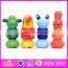 2015 DIY Intelligent Assembly screw toy for kids,Wooden changable screw assemble toy,Hot selling cheap wooden screw toy W03C008