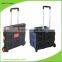 Plastic Shopping Crate with Telescopic Handle