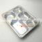 304 custom stainless steel bento lunch box 5 compartment take-out food container for picnic
