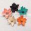 New fancy fashion decorative shoe leather flower for children shoes