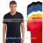 Factory OEM v-neck white t-shirts wholesale ,summer running men gym sexy short sleeve v neck t shirts