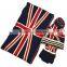 Fashion UK Flag Patten Design Knitted Scarf Hat Glove Sets Wholesale