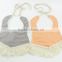 Tassel Soft Inside Fabric Pure Linen High Quality Bibs Fashion Bib Bag In Box