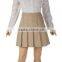 New style school uniforms girl's pleated skirt