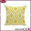 Canvas Cotton Throw Pillows Cover for Couch Set of 4 Lemon Yellow Accent Pattern 18 X 18-inch