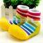 Anti-slide TPR sole baby socks, cotton sock shoes for baby