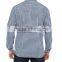 Navy check Long Sleeve Buttoned Men Shirt