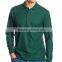 Wholesale Long Sleeve Pique Cotton Polo T Shirt