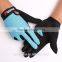 red mesh breathable cycling outdoors training gloves /unisex at 6 color cylcing motor full finger gloves