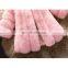 Top grade pink fox fur loose coat for ladies winter fashion tongxiang fur