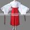 Rose Team Fast Shipping InuYasha Kikyo Miko Kimono Anime Sexy Halloween Carnival Costumes