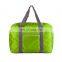 Green Zipper Ripstop Nylon Folding Travel Bag