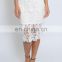 Charming Knee-Length White Lace Skirt