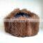 Round Leifeng fur hat of russian style