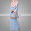 Dubai Abaya Designs Elegant Muslim Lady Baju Kurung Modest Style Women Clothing Popular Baju Suit