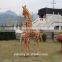 Life size giraff statue ,giant giraffe toy wild animal custom design style giraffe plush toy Stand in a realistic stance.