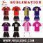 2015 thailand original sublimation soccer uniform, quick dry sublimated soccer jersey for man