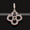 delicate silver diamond pendant necklace