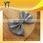 Top Quanlity Elegance Satin Slivery Medium Size Bowknot Hair Bow For Girl,Silk Bows