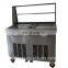 Wholesale price commercial fried ice cream machine/ ice cream flat pan roll machine