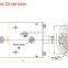 Carbon Brush Electric Hydraulic 24V DC Motor For Car