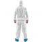 Knitted Cuffs Coverall Suit Coverall Safety Clothing Type 5 6 Disposable Standard Nonwoven Disposable