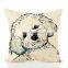 Customised Printing Cotton Linen Pillows Car Sofa Decorative  Cushion Throw Pillow Case Cover