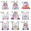Unicorn Print Backpack Colorful Sequin Sport School bags 10styles