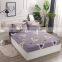 Wholesale popular comforter floral print flat queen king size fitted bed sheets